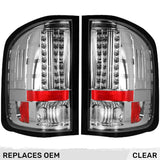 GMC Sierra (1500, 2500, 3500) Single-Wheel 07-13 Ultra Bright LED Tail Lights - Multiple Lens