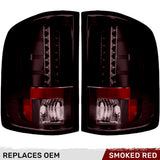 GMC Sierra (1500, 2500, 3500) Single-Wheel 07-13 Ultra Bright LED Tail Lights - Multiple Lens