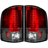 GMC Sierra (1500, 2500, 3500) Single-Wheel 07-13 Ultra Bright LED Tail Lights - Multiple Lens