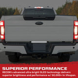 Ford 17-26 Super Duty Mini LED Tailgate Light Bar w/ Smooth OLED Red Running Lights & White LED Reverse Lights - Plug-N-Play for 17-24 Super Duty Dually - Smoked