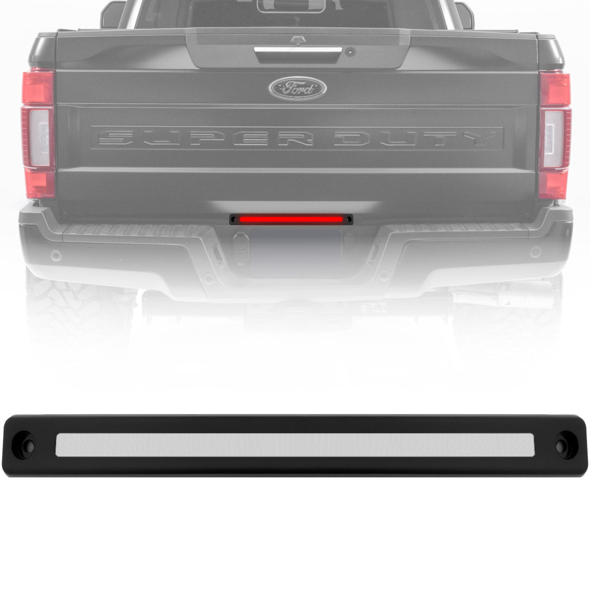 Ford Super Duty 17-26 Mini 15" LED Tailgate Light Bar OLED Red Running Lights - Multiple Options