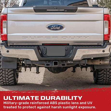 Ford Super Duty 17-26 Mini 15" LED Tailgate Light Bar OLED Red Running Lights - Multiple Options