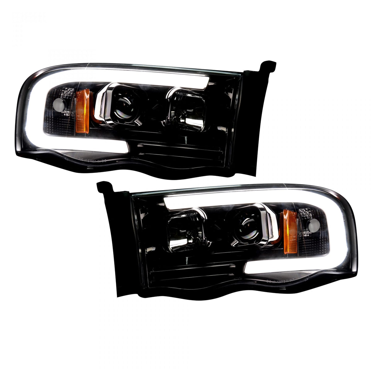Dodge 02-05 RAM 1500/2500/3500 Projector Headlights OLED Halos & DRL - Multiple Styles