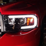 Dodge 02-05 RAM 1500/2500/3500 Projector Headlights OLED Halos & DRL - Multiple Styles