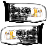 Dodge 02-05 RAM 1500/2500/3500 Projector Headlights OLED Halos & DRL - Multiple Styles