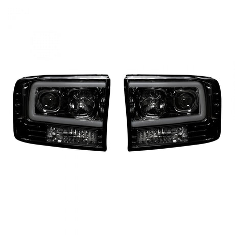 Ford Super Duty 99-04 Projector Headlights OLED Halos DRL - Multiple Styles