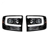 Ford Super Duty 99-04 Projector Headlights OLED Halos DRL - Multiple Styles
