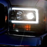 Ford Super Duty 99-04 Projector Headlights OLED Halos DRL - Multiple Styles