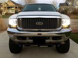 Ford Super Duty 99-04 Projector Headlights OLED Halos DRL - Multiple Styles