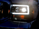 Ford Super Duty 99-04 Projector Headlights OLED Halos DRL - Multiple Styles