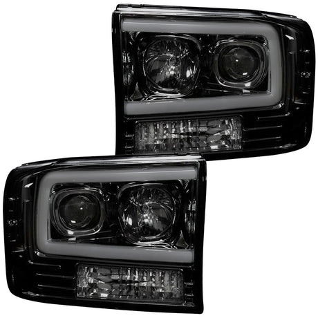 Ford Super Duty 99-04 Projector Headlights OLED Halos DRL - Multiple Styles