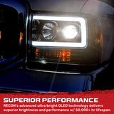 Ford Super Duty 99-04 Projector Headlights OLED Halos DRL - Multiple Styles