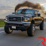 Ford Super Duty 99-04 Projector Headlights OLED Halos DRL - Multiple Styles