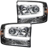 Ford Super Duty 99-04 Projector Headlights OLED Halos DRL - Multiple Styles