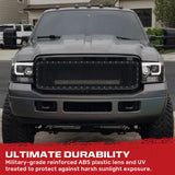 Ford Super Duty 05-07 Projector Headlights OLED Halos, DRL - Multiple Styles
