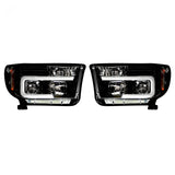 Toyota Tundra & Sequoia 07-13 Projector Headlights Ultra High Power Smooth OLED Halos DRL - Multiple Styles