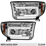 Toyota Tundra & Sequoia 07-13 Projector Headlights Ultra High Power Smooth OLED Halos DRL - Multiple Styles