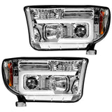 Toyota Tundra & Sequoia 07-13 Projector Headlights Ultra High Power Smooth OLED Halos DRL - Multiple Styles