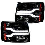 Chevrolet Silverado 07-14 (2nd Gen 3500 Dually) Projector Headlights OLED Halos DRL - Multiple Styles
