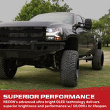Chevrolet Silverado 07-13 (2nd Gen Single-Wheel 1500/2500/3500) Projector Headlights OLED Halos DRL - Multiple Styles