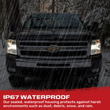 Chevrolet Silverado 07-13 (2nd Gen Single-Wheel 1500/2500/3500) Projector Headlights OLED Halos DRL - Multiple Styles