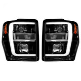 Ford Super Duty 08-10 Projector Headlights OLED Halos DRL - Multiple Styles