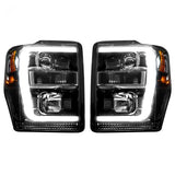 Ford Super Duty 08-10 Projector Headlights OLED Halos DRL - Multiple Styles