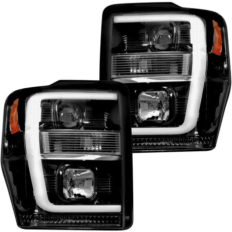 Ford Super Duty 08-10 Projector Headlights OLED Halos DRL - Multiple Styles
