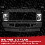 Ford Super Duty 08-10 Projector Headlights OLED Halos DRL - Multiple Styles