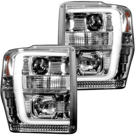 Ford Super Duty 08-10 Projector Headlights OLED Halos DRL - Multiple Styles