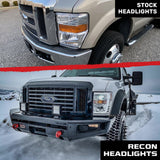 Ford Super Duty 08-10 Projector Headlights OLED Halos DRL - Multiple Styles