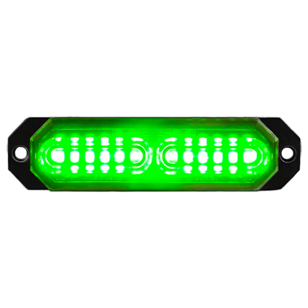 Universal 8-PC Ultra Slim Aluminum Surface Mounted 4.5" Emergency Ultra Bright LED Strobe w/ 17 Light Functions - Multiple Options