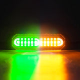 Universal 8-PC Ultra Slim Aluminum Surface Mounted 4.5" Emergency Ultra Bright LED Strobe w/ 17 Light Functions - Multiple Options