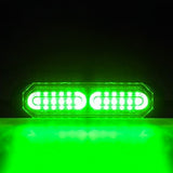 Universal 8-PC Ultra Slim Aluminum Surface Mounted 4.5" Emergency Ultra Bright LED Strobe w/ 17 Light Functions - Multiple Options