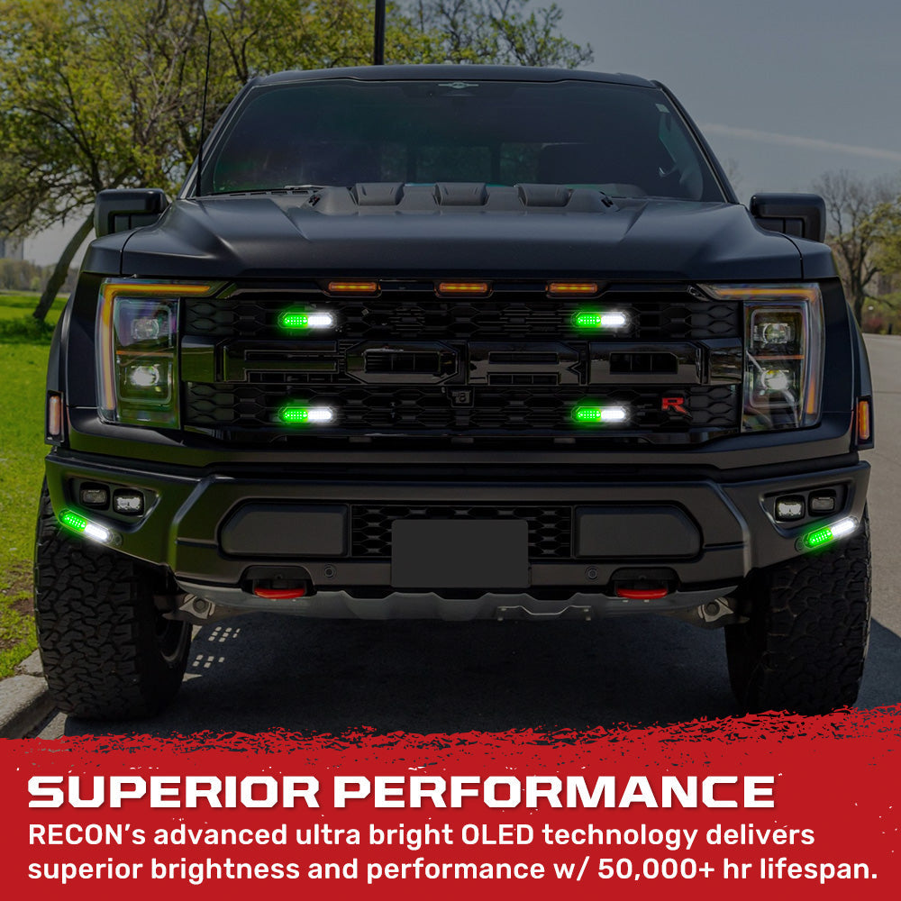 Universal 8-PC Ultra Slim Aluminum Surface Mounted 4.5" Emergency Ultra Bright LED Strobe w/ 17 Light Functions - Multiple Options