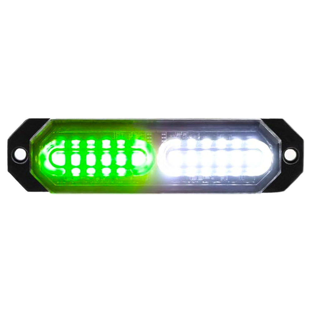 Universal 8-PC Ultra Slim Aluminum Surface Mounted 4.5" Emergency Ultra Bright LED Strobe w/ 17 Light Functions - Multiple Options