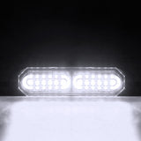 Universal 8-PC Ultra Slim Aluminum Surface Mounted 4.5" Emergency Ultra Bright LED Strobe w/ 17 Light Functions - Multiple Options