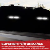 Interior Rear Window 2-PC LED Strobe/Flashing Light Bars - Suction Cup Installation A/C Adapter Plug & Play with 20 Lighting Function - Multiple Colors