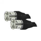 921 T-15 Wedge Style 360 Degree 5 LED Bulbs in Red