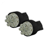 921 T-15 Wedge Style Unidirectional 9 LED Bulbs in Red