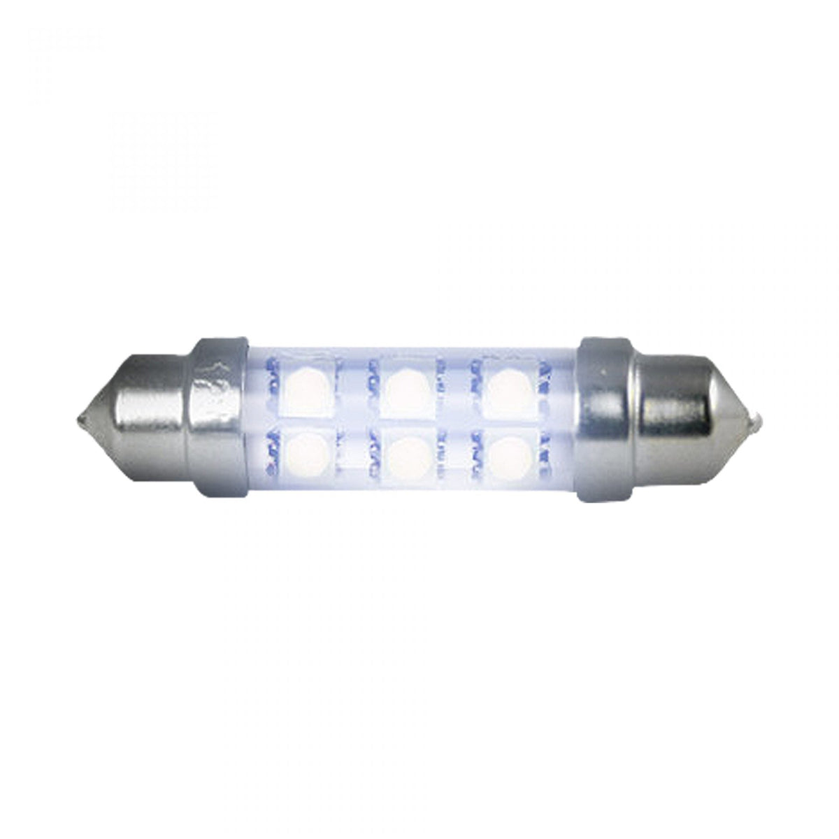 578/364 10mm x 42mm Festoon Style High-Power 1-Watt 6 LED Bulb White