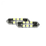 6418 10mm x 35mm Festoon High-Power 1-Watt 6 LED Bulbs in White