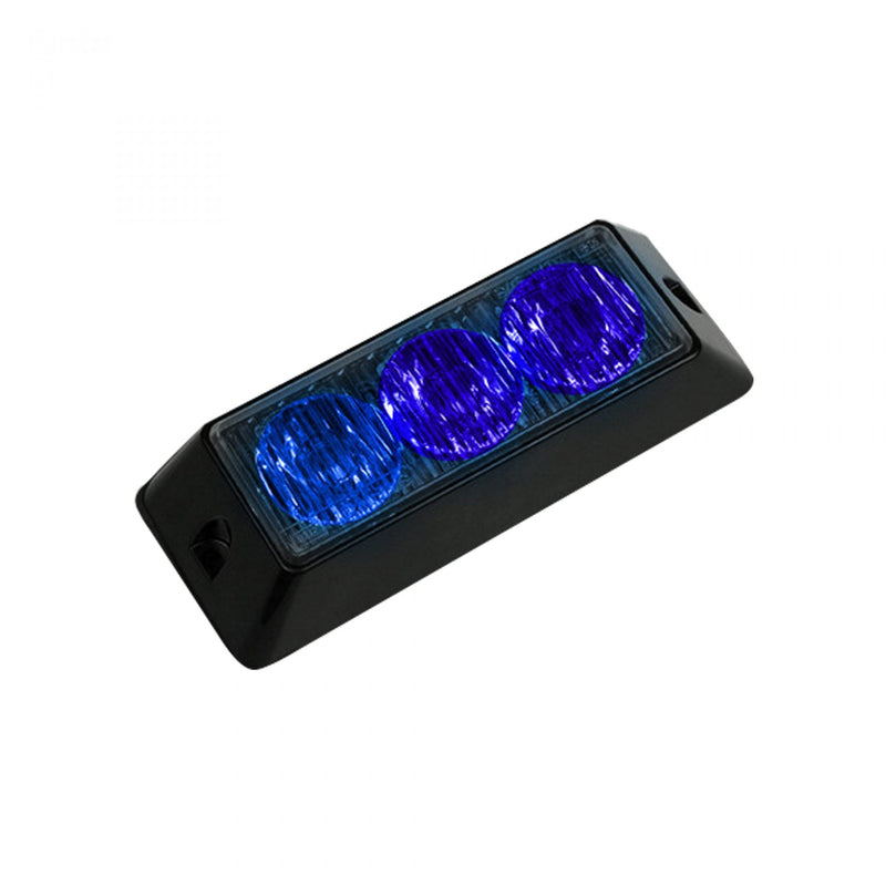 3-Watt 12 Function Strobe Light 3-LED in Blue