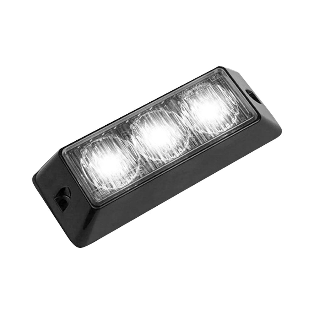 Universal 3-Watt 12 Function 3 LED Emergency Flashing Strobe Light - Multiple Colors