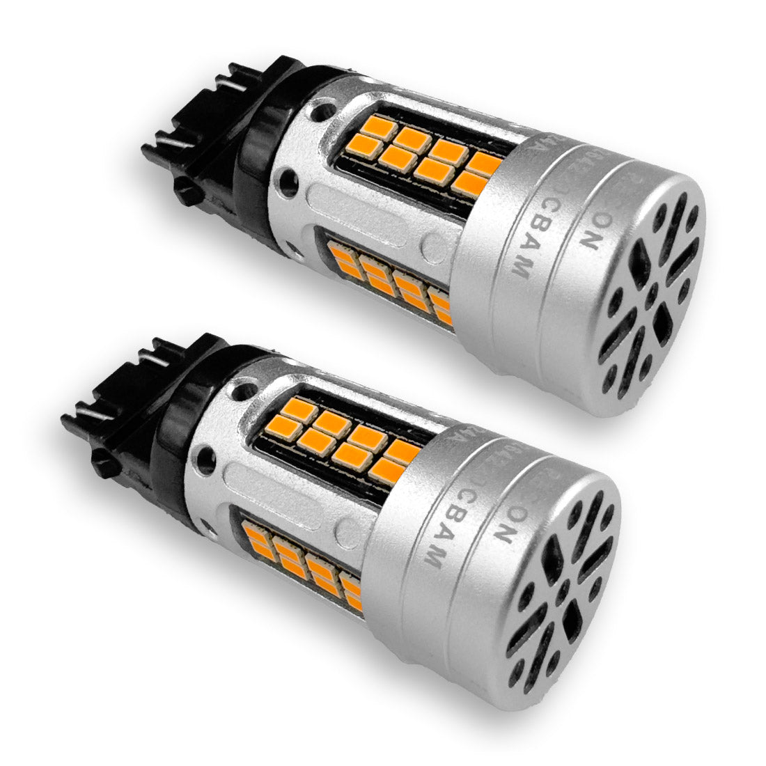 3157 LED Ultra High-Power Turn Signal Bulbs CAN Bus Compatible Eliminates Hyper Flash - Multiple Colors