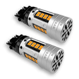 3157 LED Ultra High-Power Turn Signal Bulbs CAN Bus Compatible Eliminates Hyper Flash - Multiple Colors