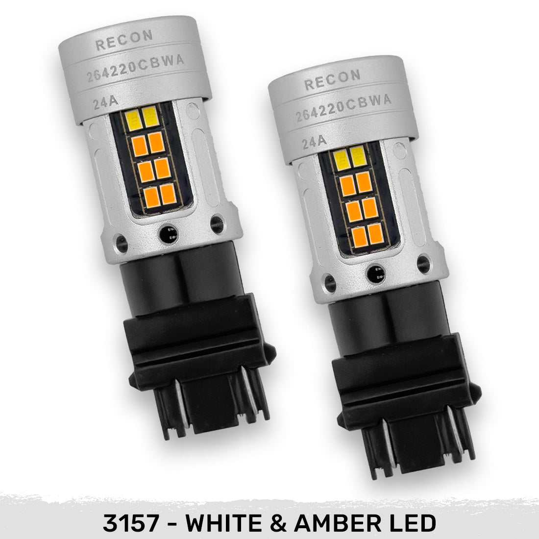 3157 LED Ultra High-Power Turn Signal Bulbs CAN Bus Compatible Eliminates Hyper Flash - Multiple Colors