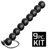Universal 9-Pc Front Lower Air Dam Ultra Bright LED Light Kit - Multiple Options