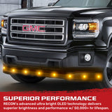 Universal 9-Pc Front Lower Air Dam Ultra Bright LED Light Kit - Multiple Options