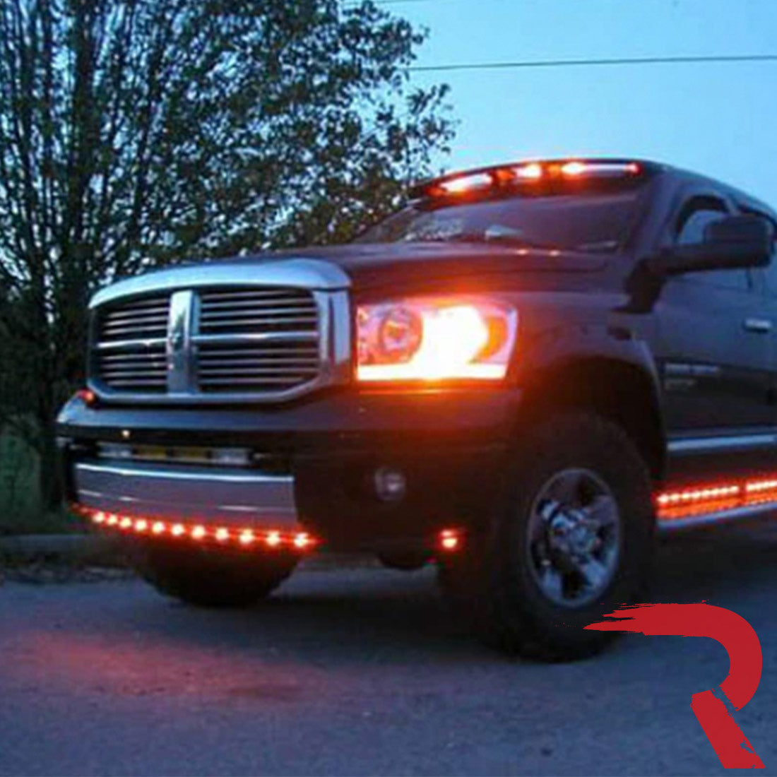 Universal 9-Pc Front Lower Air Dam Ultra Bright LED Light Kit - Multiple Options